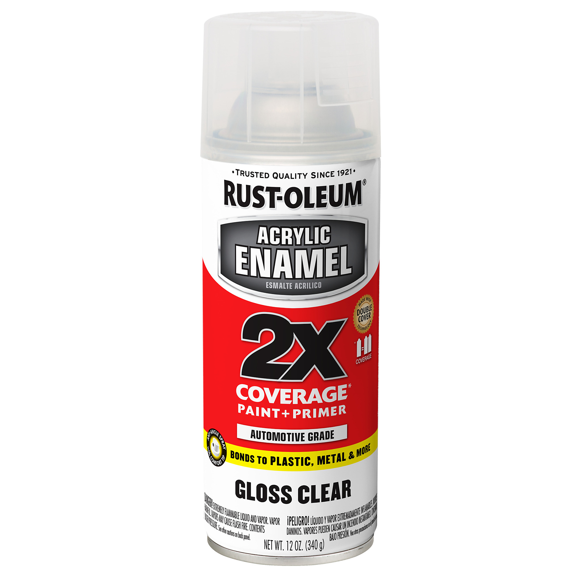 Rust-Oleum Auto Acrylic Enamel Spray Paint - 12 Oz., Gloss, Clear, 6 Pk, Model# 271913DS